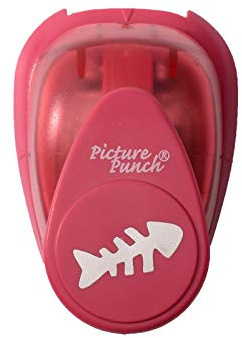 Vaessen Creative Perforadora de Papel, Espinas de Pescado, Talla M, Para Proyectos DIY, Scrapbooking, Creación de Tarjetas y Más