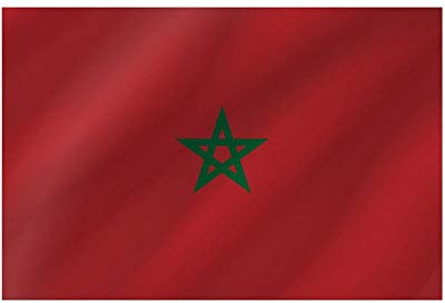 R&F srls Bandiera Marocco Nazionale Tessuto Misura Standard 90 X 150 cm