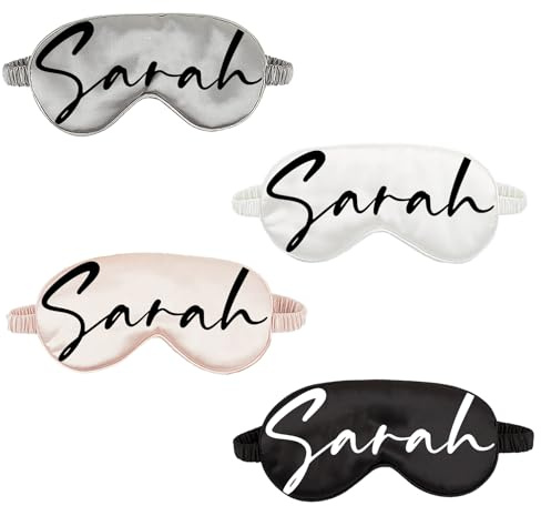 Mascherina per gli occhi personalizzata per dormire Maschera per dormire personalizzata Design Your Own Picture Text Logo Morbido Benda Regolabile per Uomini Donne Casa Viaggio Uffici