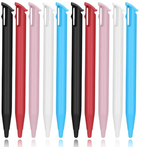 XURJUMI - Stylet actif, compatible avec 2DS, 10 paquets de stylet tactile mobile pour écran tactile de console de jeu LL/XL