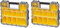 Stanley 1-97-519 Rangement Organiser Gamme FatMax - Etanche - Polycarbonate Incassable - 10 Compartiments Amovibles - Fermoirs Métallique Anticorrosion - Capacité 10 Litres (Lot de 2)