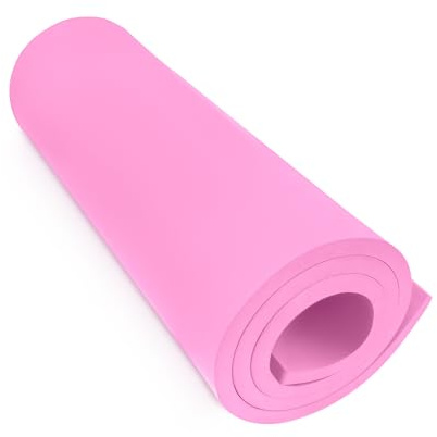 Goma EVA Rosa, Do²ping 10mm EVA Foam Cosplay, 35.5x99cm con Alta Densidad 86kg/m3 Espuma Foam para Disfraces Proyecto DIY (10mm Rosa)