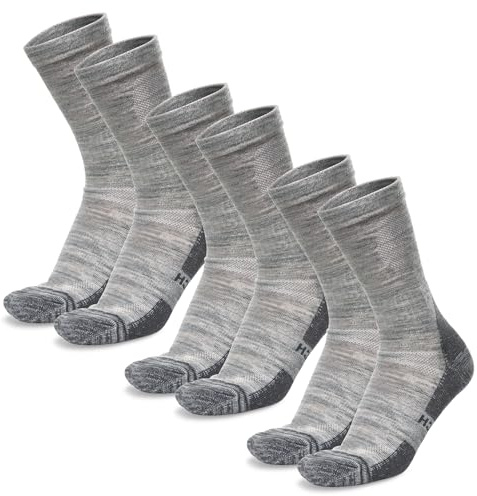 Merino.tech Calcetines Lana Merino Hombre y Mujer - Suaves para Uso Diario | Evitan ampollas, antiolores, transpirables, duraderos, no pican, fácil cuidado
