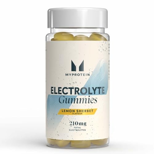 Myprotein Electrolyte Gummies | Lemon Sherbet Flavour | Electrolyte Support with Magnesium, Potassium & Sodium | 210mg Electrolytes per Serving | Vegan | 15 Gummies