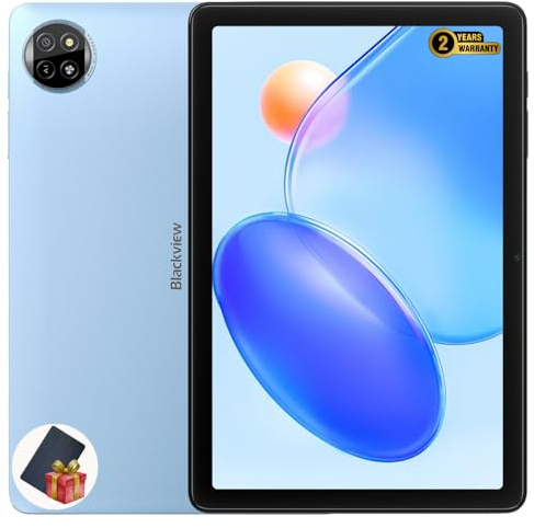 Blackview Tab 20 WiFi | 10,1 HD+ IPS | 12Go RAM + 64Go (2To) | Bleu | Android 15 | 5MP + 8MP Caméra | GPS | Bluetooth | 6600mAh | Dual Speaker | WLAN Tablet | Garantie de 2 ans