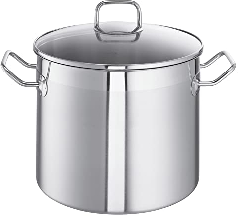 Schulte-Ufer 0469-24 i XXL-Topf ProfessPlus i, hoch, 24 cm, 9,00 l, Silber