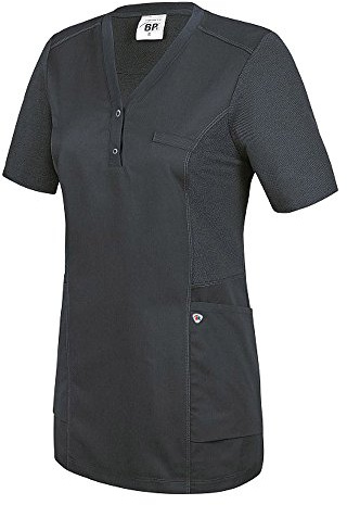 BP 1738-435-56-XS Comfort-Tunika für Frauen, 1/2 Ärmel, Piqué-Einsätze und Arm-Lift-System, 180,00 g/m² Stoffmischung, anthrazit, XS