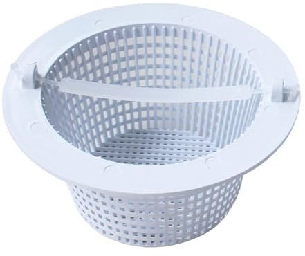 Cesta skimmer 160 190 diametro pequeño asa cesto skimmer piscina malla limpiafondos filtro spa cestillo skimmer hormigon (160mm Diámetro exterior)