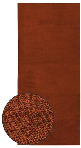 KARAT Tappeto passatoia in Tessuto di Alta qualità, 80 x 300 cm, Colore Terra, Morbido Tappeto per Cucina, corridoio e Soggiorno, Tappeto da Cucina per corridoio (Azade)