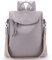 VX VONXURY Rucksack Damen Elegant, Anti-Diebstahl Cityrucksack Pu Leder Offene Rückentasche Wasserdicht Reiserucksack 2 in 1 Handtasche für Schule Arbeit Freizeit