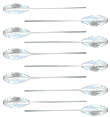 PRO FILSTAR Top Float Sbirolino Sinking Set 10 x 40g Zargan & Forellen Angeln Zubehör - Meeresangeln - Spirolino Sinkend - Angelzubehör - Long Cast Fishing Sport Set - Gewichte Angelset Angelgewichte