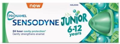 Sensodyne Pronamel Junior Lot de 2 tubes de pâte à dents pour enfant de 6 à 12 ans 50 ml
