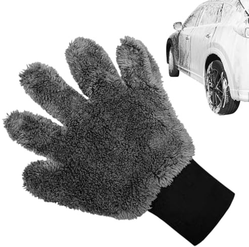 Guanto per la pulizia 'auto, antigraffio, altamente assorbente, ergonomico, morbido, lucidanti per auto, guanti da lavaggio