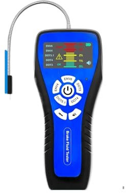 Kit Di Strumenti For Il Test Del Liquido Dei Freni Nuovo Tester Del Liquido Dei Freni Righello For Pastiglie Dei Freni Penna For Il Rilevamento E Pastiglie Dei Freni Giunto For Tubo 'olio Dei Freni,