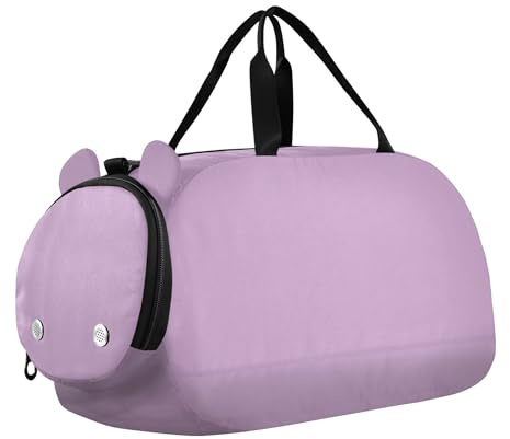 Handbagage duffelväska för pojkar elegant blå Navajo vit gradient småbarn weekendväskor resor duffelväskor flickor tygväska duffelväska för barn, Klematis violett, Klassisk