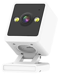 Ajex Intern kamera med mörkerseende, AI-rörelse- och ljuddetektering, tvåvägsljud, 1080P babyskärm, molnlagring och mikro-SD, WiFi 2,4 GHz kompatibel