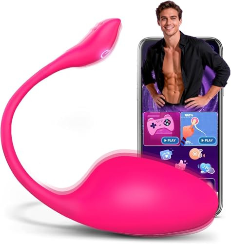 AI Sync Vibratoreper Donna Professionale Wireless Sex Toys, 9 modalità Potenti Sexytoysys Ovetto Vibrante Donna Telecomando, 6 Giochi Interattivi Comando a Distanza Vibratore Sex Toy Vibratori Lay-on