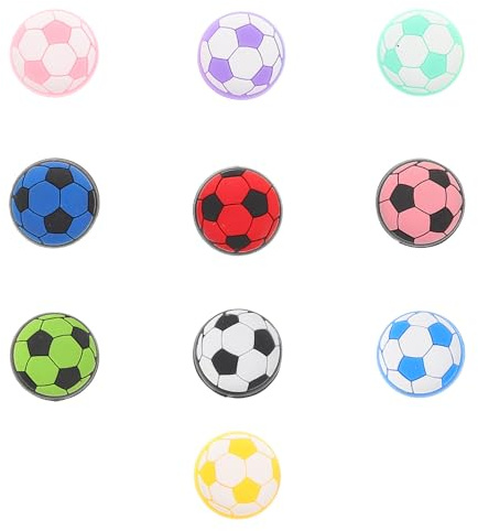 Hemobllo 10 Pezzi Copertura Joystick da Calcio Antiscivolo per Console di Gioco, Impugnature Ergonomiche per Controller con Presa Confortevole, Accessori Colorati per Migliorare