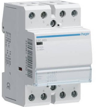 Hager ESC440 Contacteur, 40A, 4NA, 230 V
