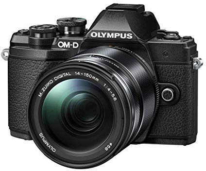 Olympus OM-D E-M10 Mark III Systemkamera (16 Megapixel, 5-Achsen Bildstabilisator, elektronischer Sucher, 4K, WLAN, nur Gehäuse) schwarz inkl. M.Zuiko Digital 14-150mm F4.0-5.6 II