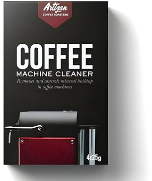 Descaling Cleaning Solution for all Coffee and Espresso Machines - ORMRI Certified for Organic Use (4 Single Use Packets)