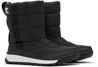 Sorel Whitney 2 Puffy Mid Waterproof bottes d'hiver imperméables pour enfants, Noir (Black), 36 EU