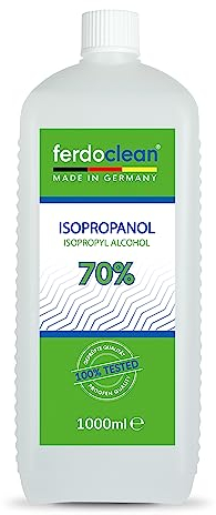 1L isopropilico alcool al 70% di solvente isopropanolo 70 detergente per vernici per auto | Sventare | Sgrassante | detergenti | IPA 1000 ml 2-propanolo