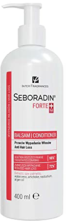 Seboradin Premium Conditioner pour la Chute et L'amincissement des Cheveux pour Hommes et Femmes Avec des Extraits Naturels de Palmier Nain et D'huile D'argan, Technologie Nature Suisse, 400 ml
