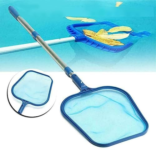 Retino telescopico da 105 cm, per piscine, laghetti, acquari, spa e fontane, pulizia rapida ed efficiente delle foglie, rimuove detriti e foglie con facilità