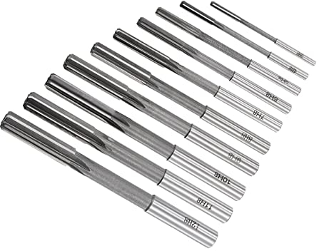 CoCud Mandrin Alésoirs Ensemble, 3mm 4mm 5mm 6mm 7mm 8mm 9mm 10mm 11mm 12mm Diamètre H8, Fraisage Coupeur - (Applications: pour Tour Perçage Machine), 10-Pièces