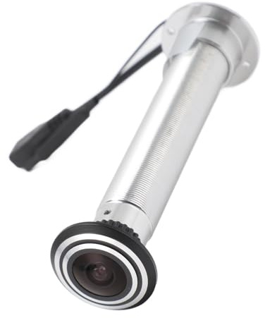 Telecamera Spioncino per Porta, Telecamera IP 1080P Full HD per Occhiello per Porta 5G Dual Band WiFi APP Controllo 2MP 1.6mm Spioncino per Porta con Conversazione (Spina europea)