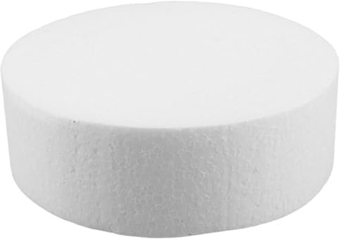 GLSTOY Bakery Cake Base Foam Model Accessory for DIY Crafts Lightweight Design for Creative Shaped Fake Cakes and Display