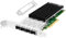 Euqvos 4 x SFP+ Ports 10 GB PCIe Netzwerkadapter mit Broadcom BCM57840 Controller PCI Express x8 Ethernet LAN Card kompatibel mit Windows Server/Windows/Linux/VMware
