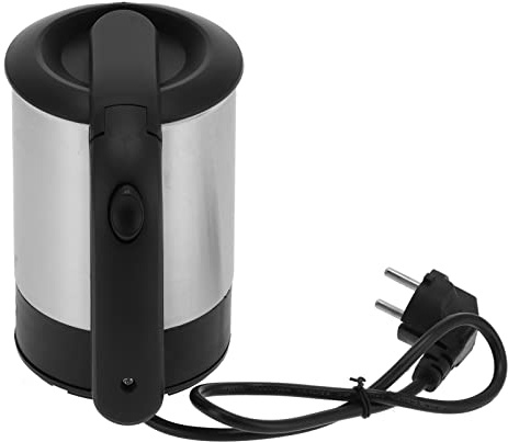 ZAWELIYO Mini Hervidor Eléctrico de 0,5 L, Olla para Calentar Agua, Olla para Caldera de Agua de Acero Inoxidable con Apagado Automático, Ebullición Rápida, 1000 W para Uso en Viajes,