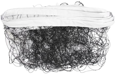 Pwshymi Professionellt Volleybollnät Vattentätt Tight Mesh-konstruktion för Bakgårdsstrand, Slitstarkt PE-material, 31,2 X 3,3 Fot Storlek