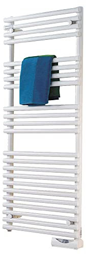 Sèche-serviettes CALA électrique 500w haut 968 larg 501 blanc réf TLN050050TF