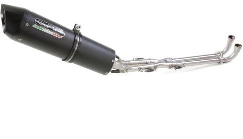 GPR Pot échappement marque GPR compatible avec Yamaha T-Max 500 2001-2011, Furore Nero, Homologué et légal, système d'échappement complet, avec db killer amovible