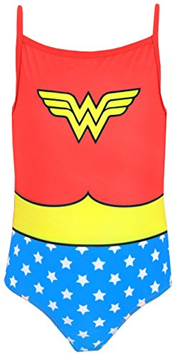 Wonder Woman DC Comics Bañador para Niñas Multicolor 5-6 años