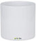 botle Keramik Blumenübertopf Blumentopf Pflanzkübel Glanz zylinderförmigen Blumentöpfe (23 x 22 cm, Weiß)