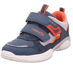 Superfit Jungen Storm Sneaker, Blau Rot 8030, 25 EU