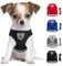 LOS ANDES Hundegeschirr XS (Brust: 24-27cm), Schwarz, Gestreift mit reflektierenden Elementen, Air Mesh Material, Step-in Design, Reflective Bands für kleine und mittlere Hunde