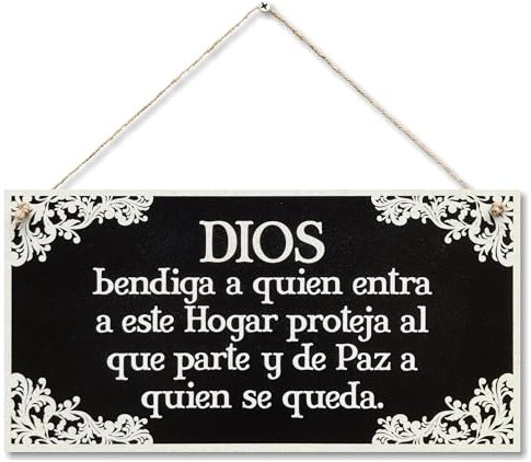 CARISPIBET Vamos a crear la historia de amor cartel decorativo placas decorativas para el hogar decoración de interiores 15 x 30 cm (Dios bendiga)