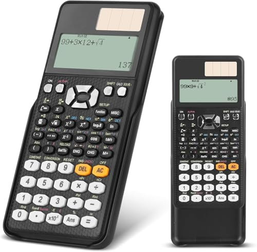 DAJASD FX-991EX Wissenschaftlicher Taschenrechner mit 552 Funktionen, Scientific Calculator für Schüler
