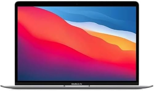 2020 Apple MacBook Air con Apple M1 Chip (13-Pulgadas, 8GB RAM, 128GB SSD de Almacenamiento) (QWERTY Inglés) Plata (Reacondicionado)