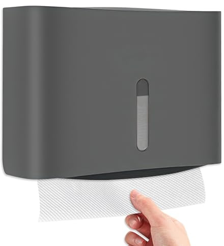 Dispenser Carta Asciugamani a Parete, 278×102×215mm Dispenser Carta Asciugamani, Distributore Salviette carta Bagno Da Muro, Dispensers Asciugamani Di Cartas per Spazi Commerciali Bagni Cucine Bagni