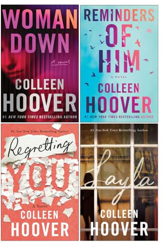Colleen Hoover Collection 4 Books Set (Woman Down, Reminders of Him, Regretting You & Layla)