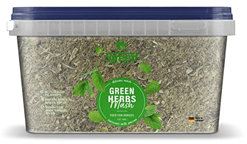 Speed Green Herbs Mash, 3,5 kg, Pferdefutter mit wertvollen Kräutern, melassefrei, ohne Zuckerzusatz, wohltuendem Inhalier-Effekt, getreidestärkereduziert, Made in Germany