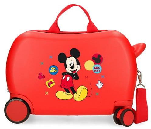 Disney Joumma Minnie Enjoy The Day Valigia per bambini, rosso, Valigia per bambini