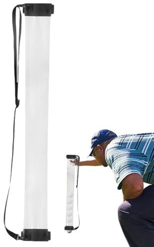 Generisch Golfball-Sammler – Golfball-Retriever | Golfball-Sammelrohr | Putter Ball Retriever, Golfball-Retriever für Putter, tragbarer Pickleball-Sammler, Pickleball- und Tennisball-Picker