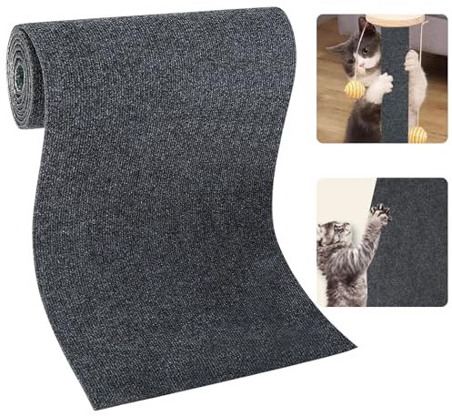 Vasmeiy Kratzmatte Selbstklebend 200cmx40cm Kratzmatte Katze, Kratzbrett Kratzschutz Sofa Katze, Kleber MöBelschutz FüR Sofa Wand Katzen, Universeller Katzen Kratzschutz Kratzbretter Katze